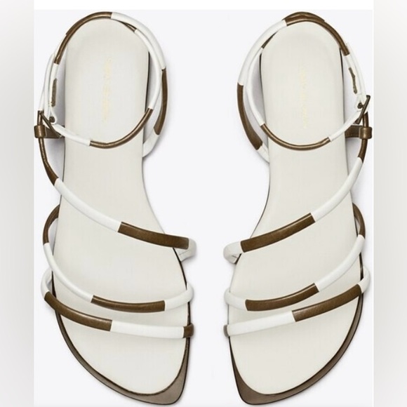 Tory Burch split mignon strappy, flat sandal - Picture 1 of 6